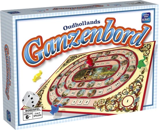 King Oudhollands Ganzenbord 1 King Oudhollands Ganzenbord