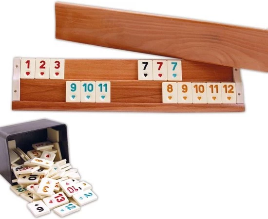Demirkan Okey - Rummy - Spel - Demirkaan - Hout - Turkse Spel 2 Demirkan Okey - Rummy - Spel - Demirkaan - Hout - Turkse Spel - Afbeelding 2