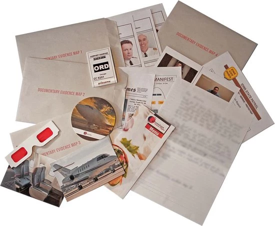 Escapekisten - Murder Mystery - Flight 9201 - Escape Game Voor Thuis - Escape Room - Spel Voor Volwassenen 4 Escapekisten - Murder Mystery - Flight 9201 - Escape Game Voor Thuis - Escape Room - Spel Voor Volwassenen - Afbeelding 4