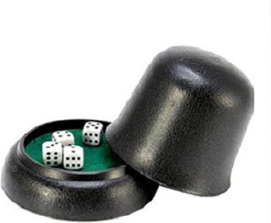 Toi Toys BV Mini Dobbelspel Op Kaart | 5x Dobbelsteen + Beker | Dobbelsteenset | Yathzee |dobbelstenen 2 Toi Toys BV Mini Dobbelspel Op Kaart | 5x Dobbelsteen + Beker | Dobbelsteenset | Yathzee |dobbelstenen - Afbeelding 2