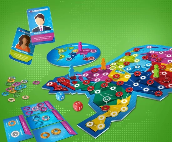 Het Jeugdjournaal Het NOS Jeugdjournaal Bordspel 3 Het Jeugdjournaal Het NOS Jeugdjournaal Bordspel - Afbeelding 3