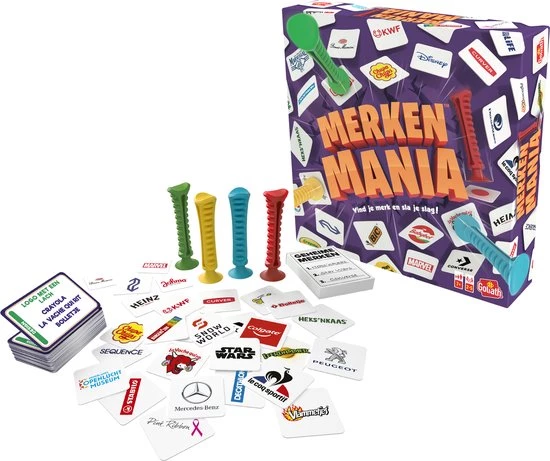 Goliath Merkenmania - Kaartspel - Partyspel 4 Goliath Merkenmania - Kaartspel - Partyspel - Afbeelding 4