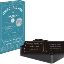 Merkloos Omschrijven & Raden #3 - Kaartspel - Pocketformaat Partyspel Geschikt Voor Grote Groepen (1080 Begrippen !) - Black Friday Deal - Schoencadeautje Of In Kerstpakket