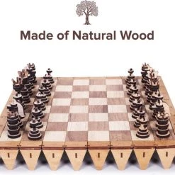 HappyWoods - Handgemaakt Plooibaar Schaakspel - Houten Schaakbord Met Schaak Stukken - Schaakset - Schaakspellen Schaakspel Hout Volwassenen Schaakborden Kinderen - 16 X 16cm 16 HappyWoods - Handgemaakt Plooibaar Schaakspel - Houten Schaakbord Met Schaak Stukken - Schaakset - Schaakspellen Schaakspel Hout Volwassenen Schaakborden Kinderen - 16 X 16cm -spellen-voor-volwassenen Verkoopwinkel 550x467 2