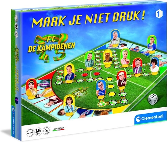Clementoni - F.C. De Kampioenen Paardjesspel - Bordspel 1 Clementoni - F.C. De Kampioenen Paardjesspel - Bordspel