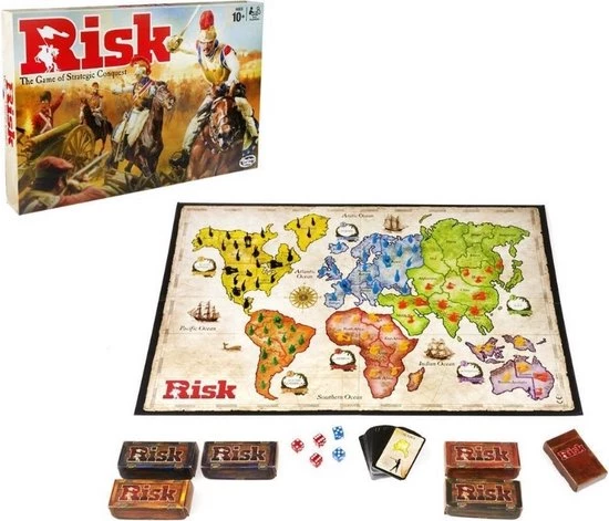 Merkloos Spellenbundel - 2 Stuks - Levensweg & Hasbro Risk 6 Merkloos Spellenbundel - 2 Stuks - Levensweg & Hasbro Risk - Afbeelding 6