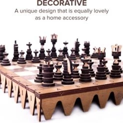 HappyWoods - Handgemaakt Plooibaar Schaakspel - Houten Schaakbord Met Schaak Stukken - Schaakset - Schaakspellen Schaakspel Hout Volwassenen Schaakborden Kinderen - 22 X 22cm 16 HappyWoods - Handgemaakt Plooibaar Schaakspel - Houten Schaakbord Met Schaak Stukken - Schaakset - Schaakspellen Schaakspel Hout Volwassenen Schaakborden Kinderen - 22 X 22cm -spellen-voor-volwassenen Verkoopwinkel 550x475 2