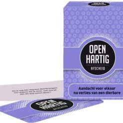 Open Up! Openhartig Afscheid - Kaartspel - Aandacht Voor Elkaar Na Verlies Van Een Dierbare