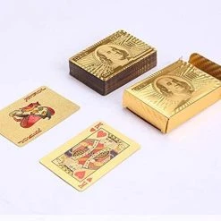 LuxeBass Kaartspel, Gouden Kaartspel, Gouden Speelkaarten, Gouden Waterdichte Speelkaarten, Pokerkaarten, Dek Met Waterdichte Kaarten, Wasbaar En Flexibel, Hoogwaardig Plastic Materiaal, Gebruik Voor Feest En Spel -spellen-voor-volwassenen Verkoopwinkel 550x479 3