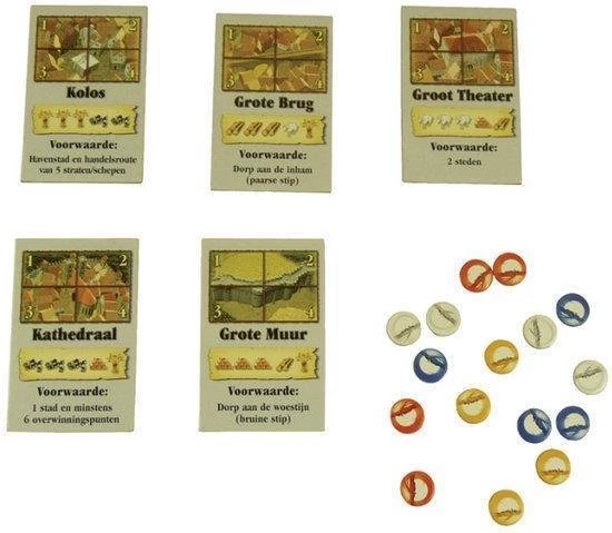 999 Games De Kolonisten Van Catan: De Wereldwonderen 2 999 Games De Kolonisten Van Catan: De Wereldwonderen - Afbeelding 2