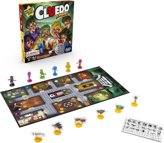 Hasbro Spellenbundel - 2 Stuks - Stratego Junior & Cluedo Junior 7 Hasbro Spellenbundel - 2 Stuks - Stratego Junior & Cluedo Junior - Afbeelding 7