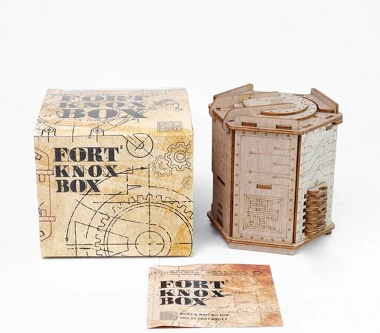 Escapewelt Fort Knox Houten 3d Puzzel Escaperoom 7 Escapewelt Fort Knox Houten 3d Puzzel Escaperoom - Afbeelding 7