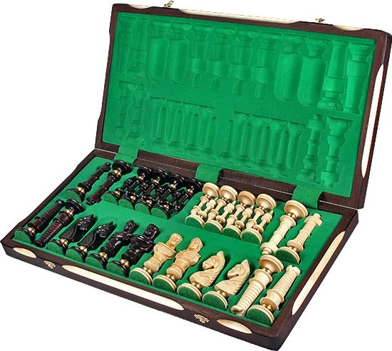 Merkloos Royal De Lux Schaakset 5 Merkloos Royal De Lux Schaakset - Afbeelding 5