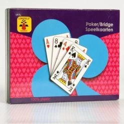 LONGFIELD 2 DECKS 100 % PLASTIC PLAYING CARDS IN PLASTIC CASE -spellen-voor-volwassenen Verkoopwinkel 550x492 3