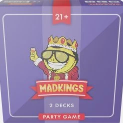 Mad Party Games MadKings - Drankspel - Kingsen - Kings Cup - Party Game - Incl. Shotglas & Grote Dobbelsteen