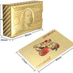 LuxeBass Kaartspel, Gouden Kaartspel, Gouden Speelkaarten, Gouden Waterdichte Speelkaarten, Pokerkaarten, Dek Met Waterdichte Kaarten, Wasbaar En Flexibel, Hoogwaardig Plastic Materiaal, Gebruik Voor Feest En Spel -spellen-voor-volwassenen Verkoopwinkel 550x498 3