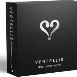 Vertellis Feestdagen Editie NL - Gesprekskaarten - Even Geen Mobiel Maar Aandacht Voor Elkaar, Gespreksstarters, Gezinsspellen, Vragenspel Met Kaarten