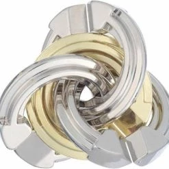Huzzle Puzzel Cast Cyclone Junior Zink Zilver/goud 4-delig -spellen-voor-volwassenen Verkoopwinkel 550x509 8