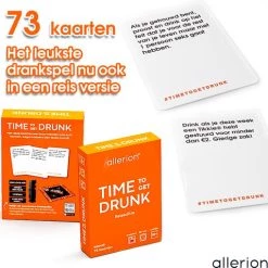 Allerion? Allerion Time To Get Drunk Travel Edition Drankspel Met 73 Kaarten Pocket Drank Spel -spellen-voor-volwassenen Verkoopwinkel 550x510 2