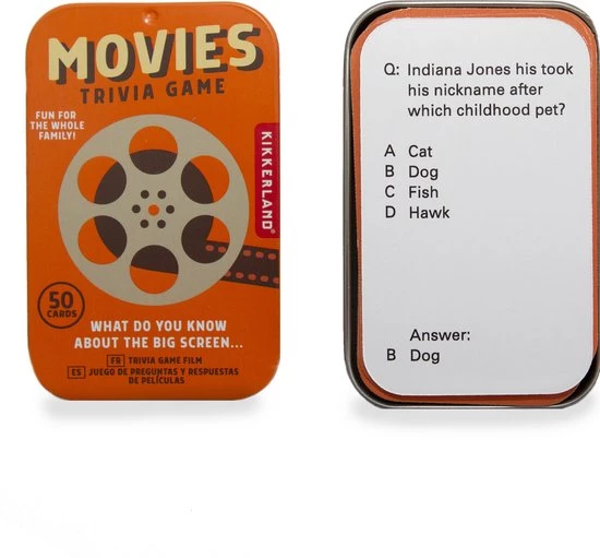 Kikkerland Movies Trivia - Pubquiz - 50 Vragen - Spel Voor Onderweg 4 Kikkerland Movies Trivia - Pubquiz - 50 Vragen - Spel Voor Onderweg - Afbeelding 4
