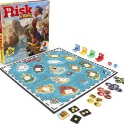 Hasbro Spellenbundel - 2 Stuks - Ticket To Ride Europe (basisspel) & Risk Junior -spellen-voor-volwassenen Verkoopwinkel 550x514 4
