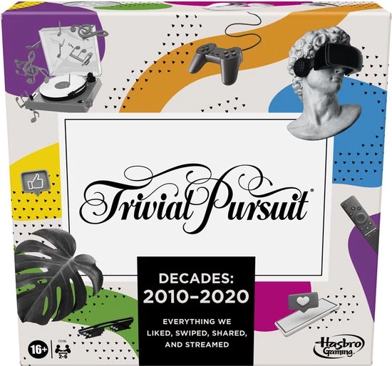 Hasbro TRIVIAL PURSUIT DECADES 2010 TO 2020 (Engels) 1 Hasbro TRIVIAL PURSUIT DECADES 2010 TO 2020 (Engels)