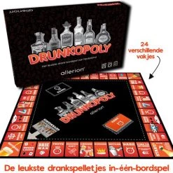 Allerion? Allerion Drunkopoly Time To Get Drunk Drankspel Monopoly Bordspel 8 Personen Inclusief Cocktail Speelkaarten 11 Allerion? Allerion Drunkopoly Time To Get Drunk Drankspel Monopoly Bordspel 8 Personen Inclusief Cocktail Speelkaarten -spellen-voor-volwassenen Verkoopwinkel 550x515