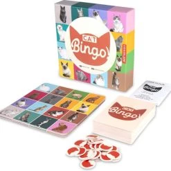 Kikkerland Cat Bingo - 54 Katten Soorten - 12 Bingokarten - Reisspel - Pocket Spel - Voor Maximaal 12 Spelers 9 Kikkerland Cat Bingo - 54 Katten Soorten - 12 Bingokarten - Reisspel - Pocket Spel - Voor Maximaal 12 Spelers -spellen-voor-volwassenen Verkoopwinkel 550x523 4