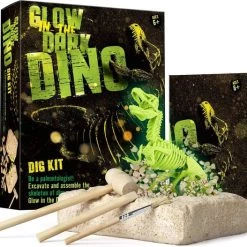 Merkloos XXTOYS Dino Skeleton Dig Dig For Kids - Glow In The Dark Dinosaur