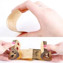 LuxeBass Kaartspel, Gouden Kaartspel, Gouden Speelkaarten, Gouden Waterdichte Speelkaarten, Pokerkaarten, Dek Met Waterdichte Kaarten, Wasbaar En Flexibel, Hoogwaardig Plastic Materiaal, Gebruik Voor Feest En Spel -spellen-voor-volwassenen Verkoopwinkel 550x535 4
