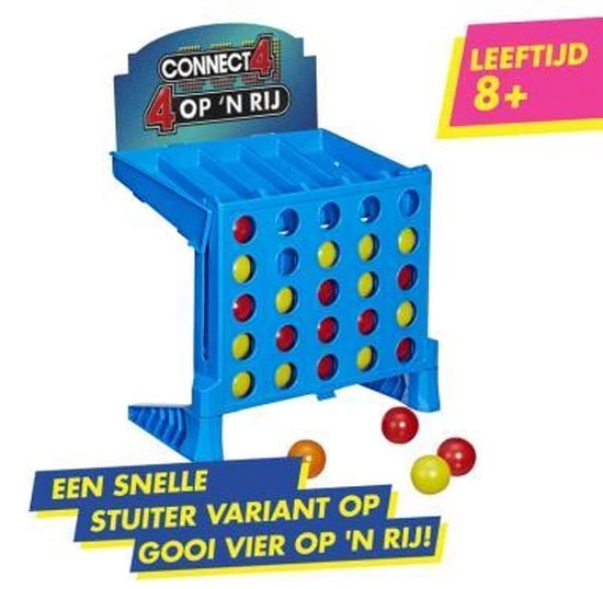 Hasbro Gooi Vier Op 'N Rij - Actiespel 13 Hasbro Gooi Vier Op 'N Rij - Actiespel - Afbeelding 13