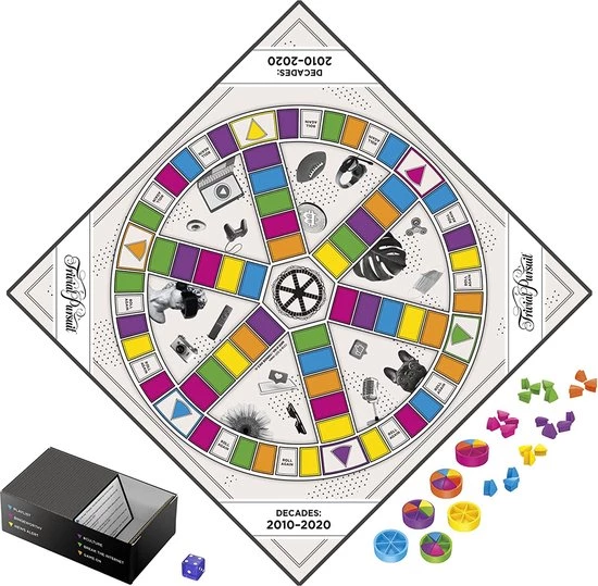 Hasbro TRIVIAL PURSUIT DECADES 2010 TO 2020 (Engels) 2 Hasbro TRIVIAL PURSUIT DECADES 2010 TO 2020 (Engels) - Afbeelding 2