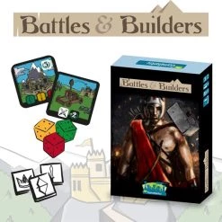 The Gamefantry Battles & Builders | Strategisch Bordspel | Bordspel Voor Kinderen | Bordspel Voor Familie | Familiespel Kinderen | Het Familiespel Van Het Jaar | 2-4 Personen | Vanaf 9 Jaar