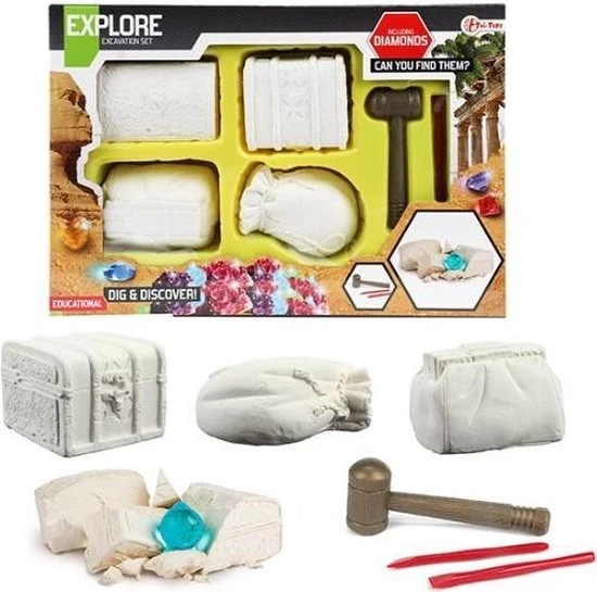 Toi-toys Explore Opgraafset Diamanten 2 Toi-toys Explore Opgraafset Diamanten - Afbeelding 2