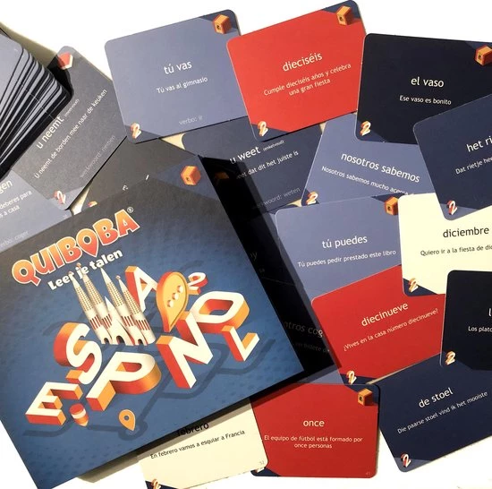 QUIBOBA Spaans Taal Spel (spel #3) - Leuk Taalspel Om Alleen Of Samen Te Spelen En Spelenderwijs De Spaanse Taal Te Leren, Ideaal Om De Basiskennis Spaans Te Leren 3 QUIBOBA Spaans Taal Spel (spel #3) - Leuk Taalspel Om Alleen Of Samen Te Spelen En Spelenderwijs De Spaanse Taal Te Leren, Ideaal Om De Basiskennis Spaans Te Leren - Afbeelding 3