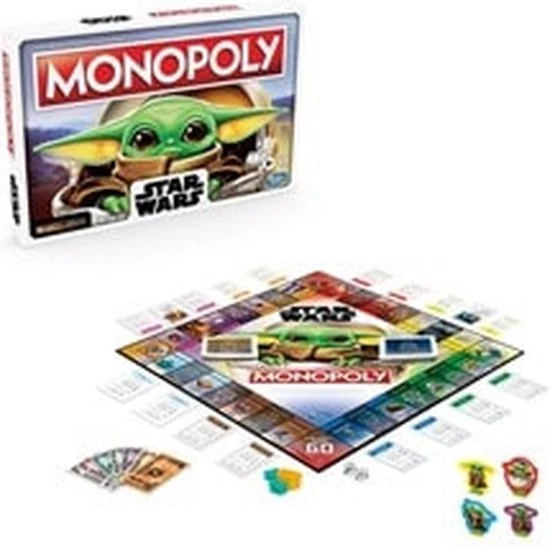 Bordspellen Monopoly Star Wars: The Mandalorian - The Child - Engelstalig Bordspel 2 Bordspellen Monopoly Star Wars: The Mandalorian - The Child - Engelstalig Bordspel - Afbeelding 2