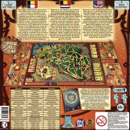 BYR Games The Belgian Beers Race - Bordspellen - Speelgoed - Gezelschapsspellen