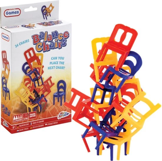 Grafix Balans Stoelen | Reisspel | Kan Jij De Volgende Stoel Plaatsen | Pocket Game | Houd Je Zenuwen In Bedwang | Actiespel | Schoencadeautjes 1 Grafix Balans Stoelen | Reisspel | Kan Jij De Volgende Stoel Plaatsen | Pocket Game | Houd Je Zenuwen In Bedwang | Actiespel | Schoencadeautjes