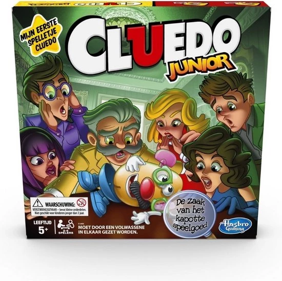 Hasbro Spellenbundel - 2 Stuks - Stratego Junior & Cluedo Junior 5 Hasbro Spellenbundel - 2 Stuks - Stratego Junior & Cluedo Junior - Afbeelding 5