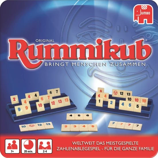 Jumbo Original Rummikub - Duitstalig 3 Jumbo Original Rummikub - Duitstalig - Afbeelding 3