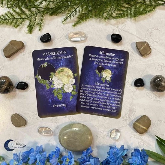 SB Designs Creations Maanbloemen Maancyclus Affirmatiekaarten - Maanfases Affirmaties - Spiritualiteit - Maan Magie Hekserij Lichtwerkers - Divinatie - Self Care 7 SB Designs Creations Maanbloemen Maancyclus Affirmatiekaarten - Maanfases Affirmaties - Spiritualiteit - Maan Magie Hekserij Lichtwerkers - Divinatie - Self Care - Afbeelding 7