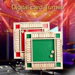 Deluxe HB Sluit De Doos - Zinaps Deluxe 4-Player Sluit De Doos Houten Tafel Game Classic Dice Game Board Toy, Brown- (WK 02127) -spellen-voor-volwassenen Verkoopwinkel 550x550 185