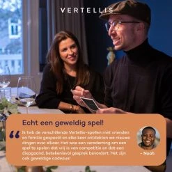 Vertellis Feestdagen Editie NL - Gesprekskaarten - Even Geen Mobiel Maar Aandacht Voor Elkaar, Gespreksstarters, Gezinsspellen, Vragenspel Met Kaarten -spellen-voor-volwassenen Verkoopwinkel 550x550 327