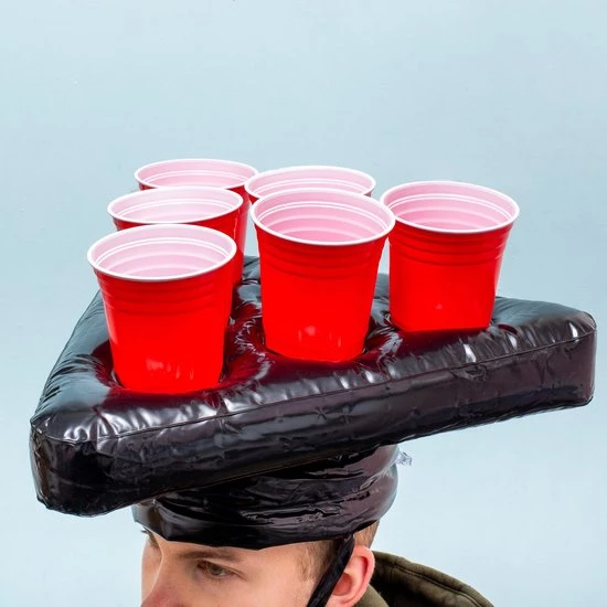 Out Of The Blue Bierpong Hoed - Opblaasbaar - Set Van 2 Met Accessoires 8 Out Of The Blue Bierpong Hoed - Opblaasbaar - Set Van 2 Met Accessoires - Afbeelding 8