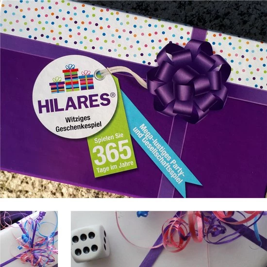 Hilares - Witziges Geschenkespiel - Pakjesspel - Sinterklaasspel - Duitstalig 6 Hilares - Witziges Geschenkespiel - Pakjesspel - Sinterklaasspel - Duitstalig - Afbeelding 6