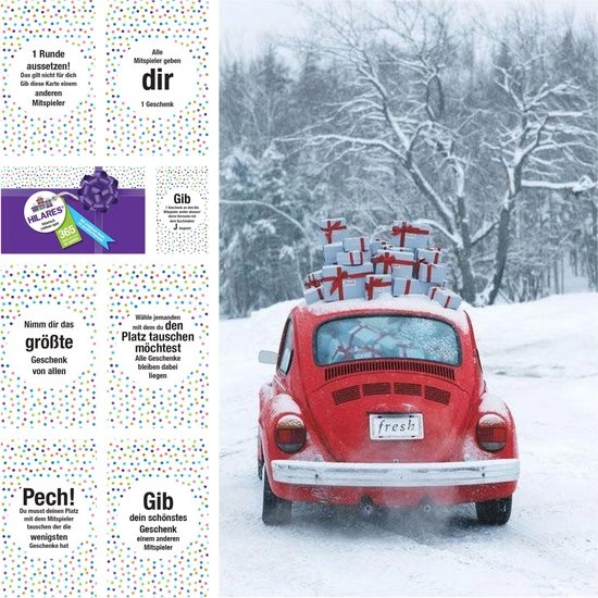 Hilares - Witziges Geschenkespiel - Pakjesspel - Sinterklaasspel - Duitstalig 8 Hilares - Witziges Geschenkespiel - Pakjesspel - Sinterklaasspel - Duitstalig - Afbeelding 8