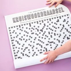 Stratier XL Spelposter Kruiswoordraadsel Zweedse Puzzel - Denksport