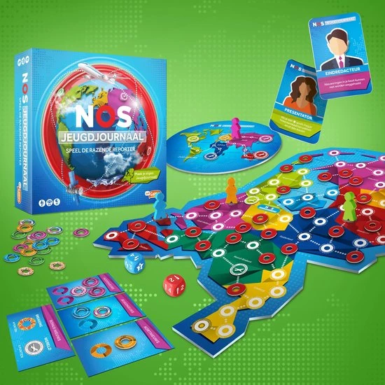 Het Jeugdjournaal Het NOS Jeugdjournaal Bordspel 2 Het Jeugdjournaal Het NOS Jeugdjournaal Bordspel - Afbeelding 2