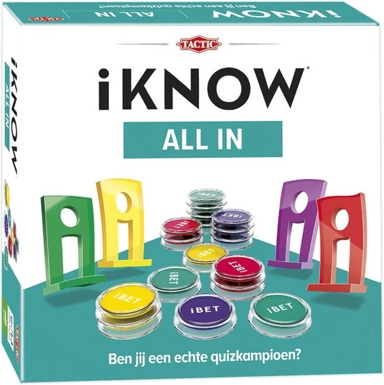 Tactic Gezelschapsspel Iknow All In 1 Tactic Gezelschapsspel Iknow All In