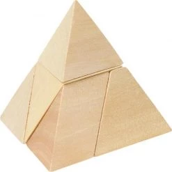 Goki De Piramide: Iq Puzzel Hout